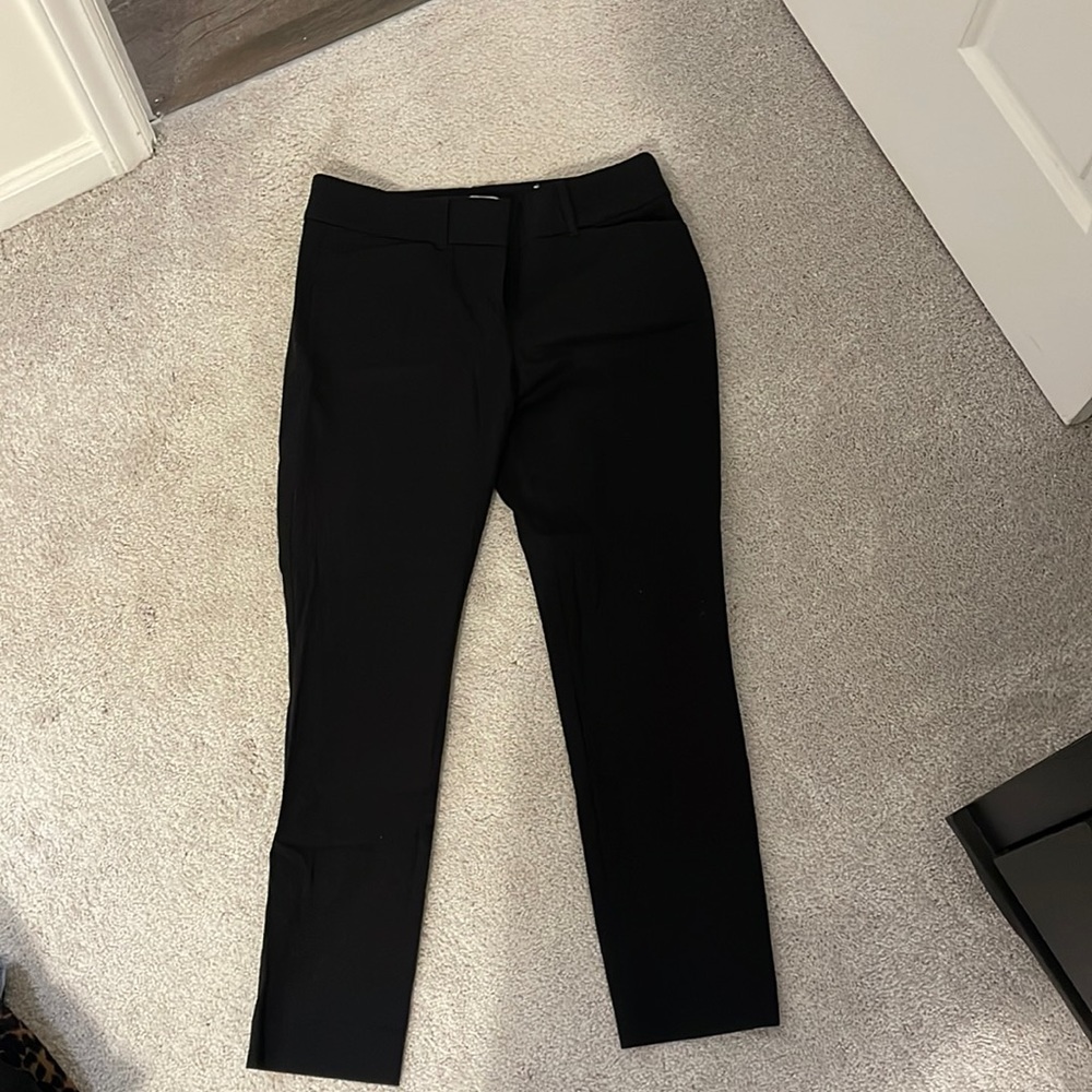 Black loft modern skinny ankle pants